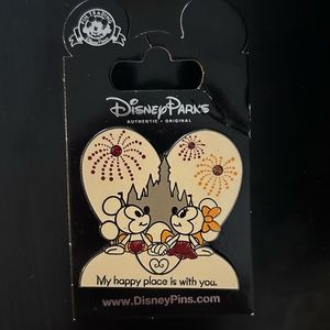 Disney Minnie Mickey Pin Brand New